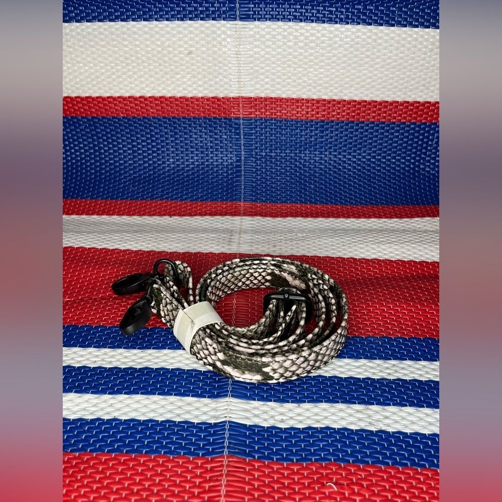 🥳✨ NWOT - Popular Interchangeable Python Snake Print Crossbody Purse Belt Strap - Picture 3 of 8